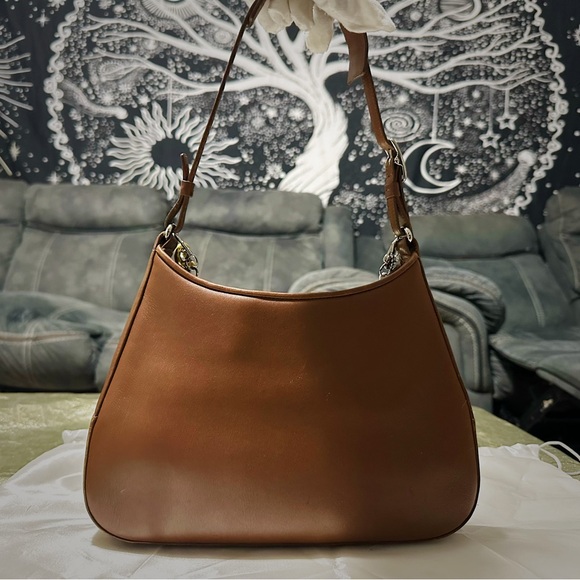 Vintage Coach soho Shoulder Bag Brown color soft Leather 2001 year - Picture 13 of 17